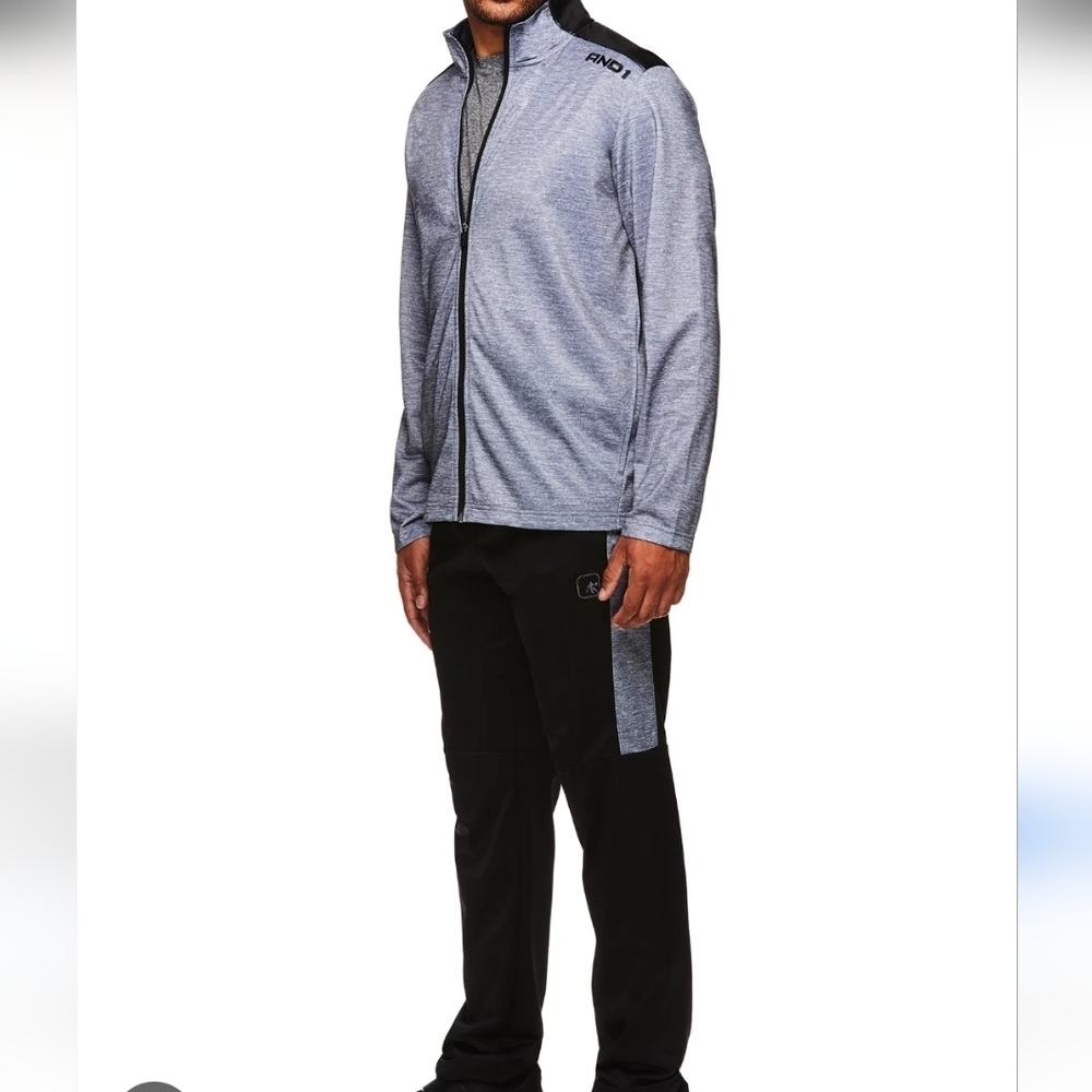 AND1 Buzzer Beater Fleece Tracksuit  Polyesyer Joggingsuit XL
